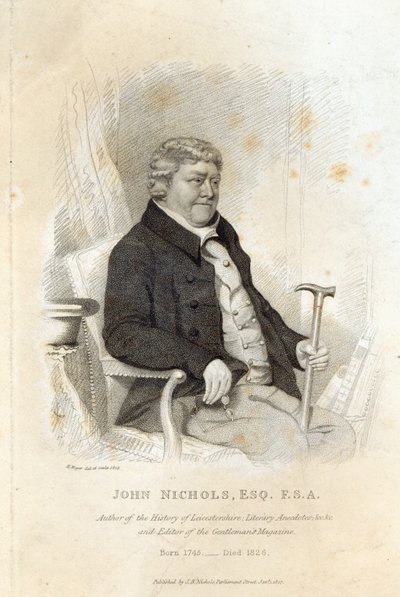 约翰尼科尔斯，1825年由H.迈耶雕刻 作者 英语学校
