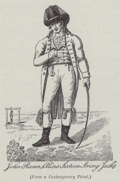 John Rann, alias Sixteen String Jack (engraving) 作者 英语学校