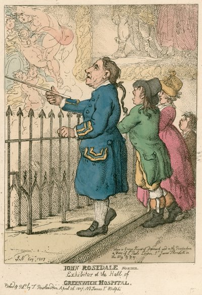 John Rosedale，伦敦格林威治医院的参展商 作者 英语学校