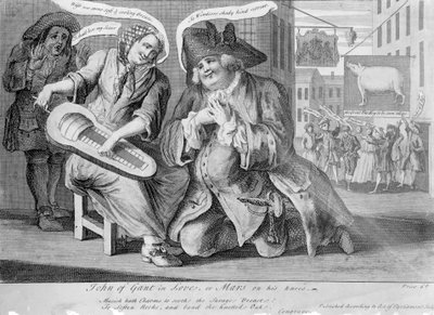 1749年约翰的爱情，或火星跪在地上 作者 英语学校