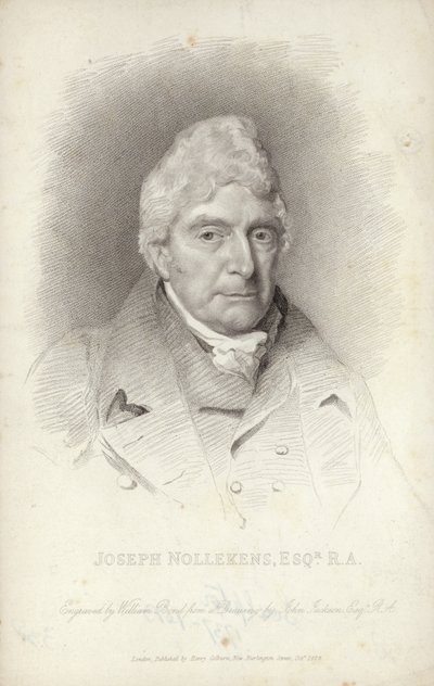 Joseph Nollekens，英国雕塑家。由威廉·邦德雕刻 作者 英语学校