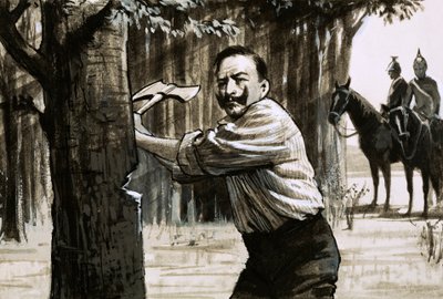 威廉二世砍伐树木 作者 英语学校