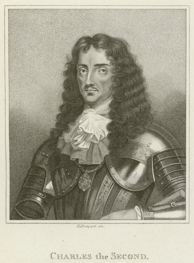King Charles II (engraving) 作者 英语学校