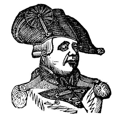 King George III (woodcut) 作者 英语学校