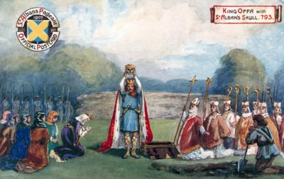 King Offa与圣奥尔本斯头骨，793 作者 英语学校