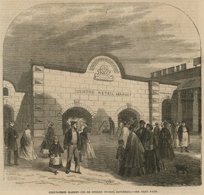 国王十字市场将于1868年8月8日星期六开放 作者 英语学校
