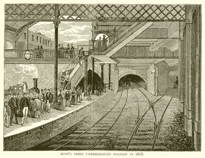 1868年国王十字地铁站 作者 英语学校