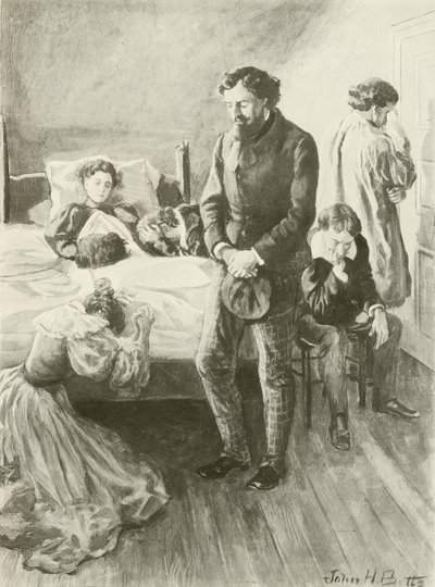 La Boheme，最后一幕（凹印） 作者 英语学校
