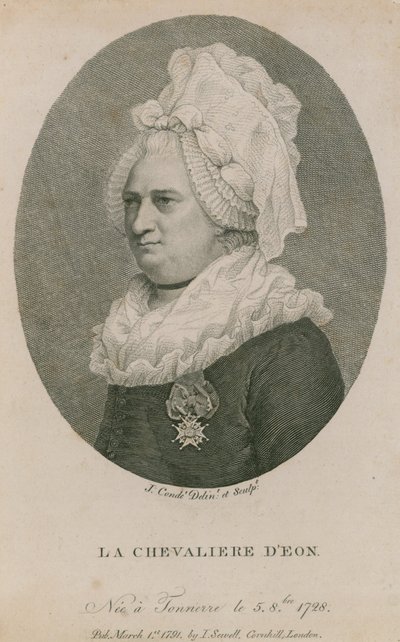 Knight DEon，1728年8月5日出生于雷霆 作者 英语学校