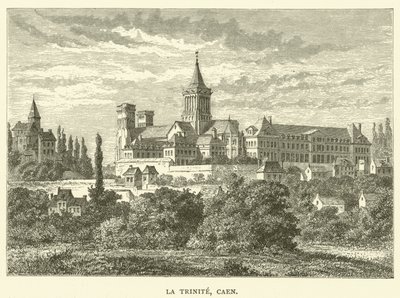 La Trinite, Caen（雕刻）。 作者 英语学校