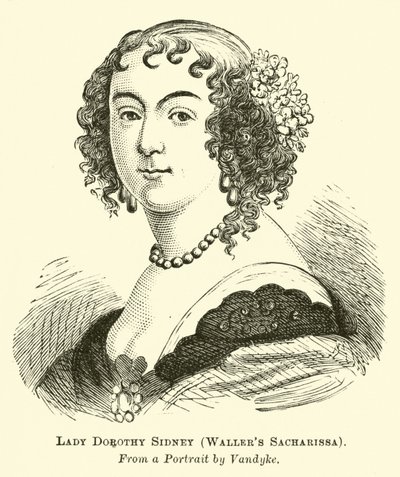 Lady Dorothy Sidney，Wallers Sacharissa 作者 英语学校