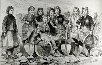 Lancashire Pit-Brow女士，来自&39;The Illustrated London News&39;，1887年5月28日（雕刻） 作者 英语学校