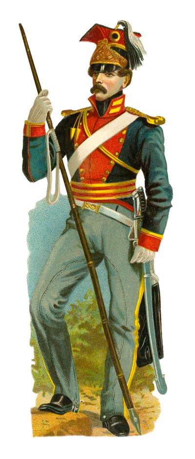Lancer，威廉四世时代，1831-37 作者 英语学校
