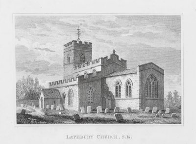 拉斯伯里教堂，东南部（雕刻） 作者 英语学校