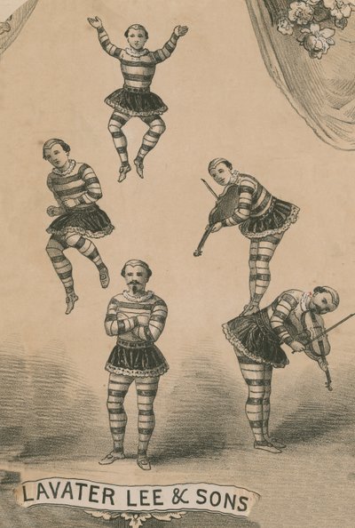 Lavater Lee和Sons，杂技演员 作者 英语学校