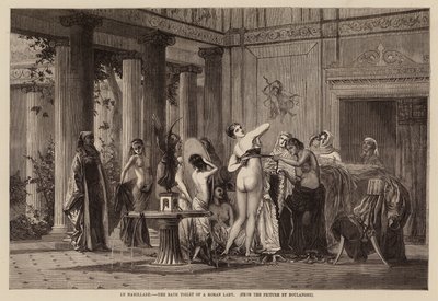 Le mamillare，罗马女士的浴厕（雕刻） 作者 英语学校