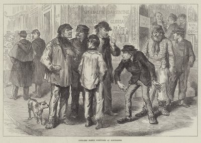 在蒙马特解放的法国共产党人（版画） 作者 英语学校