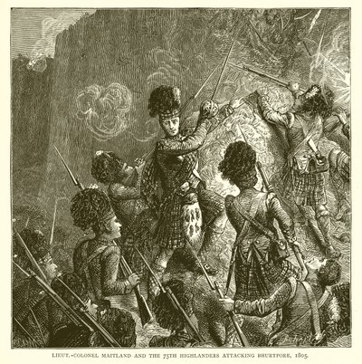 梅特兰上校和第75位高地人在1805年袭击了Bhurtpore 作者 英语学校
