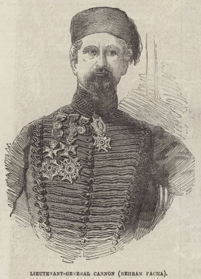 中将加农 (Behram Pacha) (雕刻) 作者 英语学校