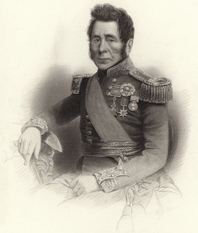 中将John Fox Burgoyne爵士 作者 英语学校