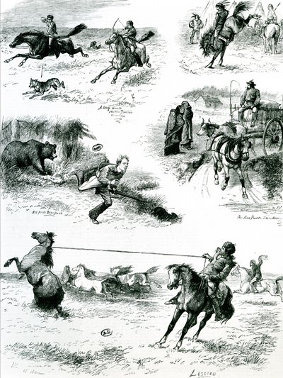 生活在马尼托巴省，1877年 作者 英语学校