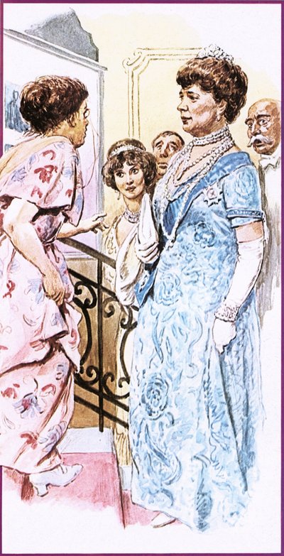 Lilian Baylis告诉玛丽女王她对她迟到的看法 作者 英语学校