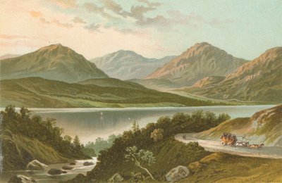 Loch Lomond从道路到Stronaclacher 作者 英语学校