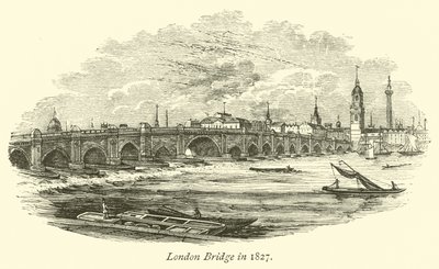 1827年的伦敦桥 作者 英语学校