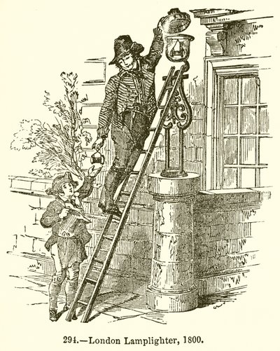 伦敦灯明，1800 作者 英语学校