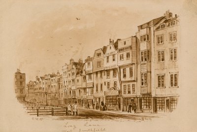 西斯密菲尔德长巷，1840年（纸上写着） 作者 英语学校