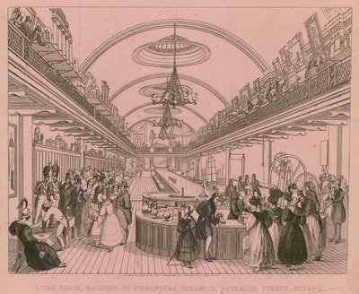 Long Room，实用科学画廊，Adelaide Street，Strand，伦敦 作者 英语学校