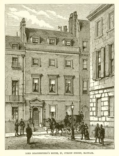 Lord Beaconsfields House，19，Curzon Street，Mayfair 作者 英语学校