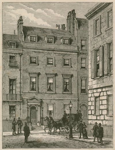 Lord Beaconsfields的房子，19 Curzon Street，Mayfair 作者 英语学校