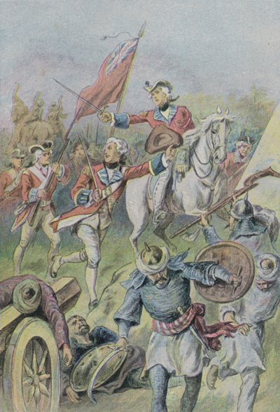 1757年，克莱夫勋爵在印度普拉西战役中指挥英国人 作者 英语学校