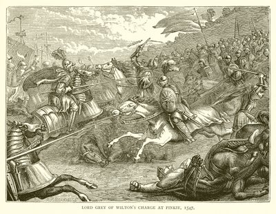 威尔顿勋爵勋爵在Pinkie，1547年收费 作者 英语学校
