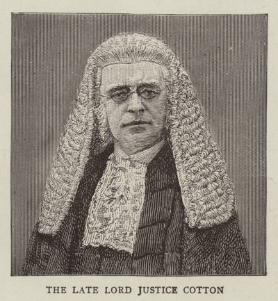 Lord Justice Cotton (engraving) 作者 英语学校