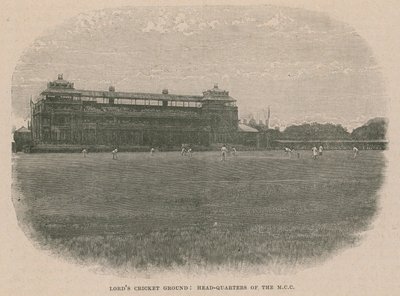 MCC的总部Lords Cricket Ground 作者 英语学校