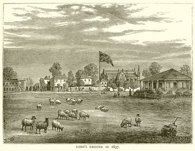 Lords Ground于1837年 作者 英语学校