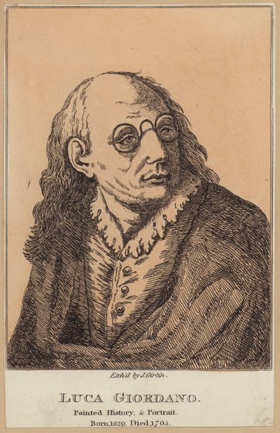 Luca Giordano, Italian painter and printmaker (etching) 作者 英语学校