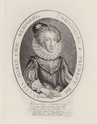 Lucy Harrington, Countess of Bedford (engraving) 作者 英语学校