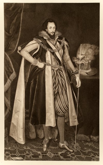 Ludovic Stuart，Lennox的第二任公爵，来自James I和VI，由Manzi Joyant＆Co。巴黎印刷，1904年（珂罗版） 作者 英语学校