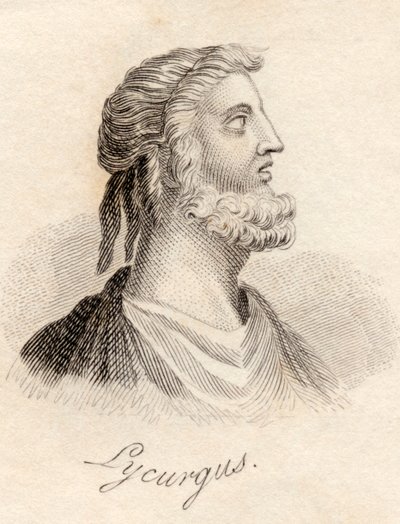 Lycurgus，来自&39;Crabb&39;s Historical Dictionary&39;，于1825年出版 作者 英语学校