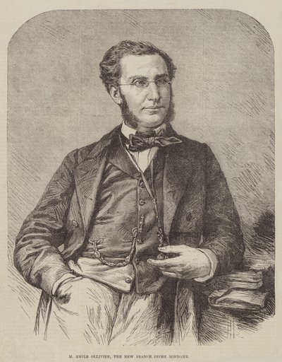 M Emile Ollivier，法国新总理（版画） 作者 英语学校