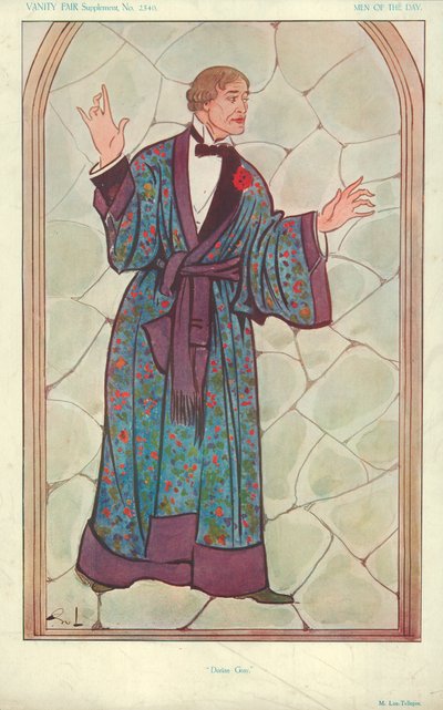 M Lou-Tellegen，Dorian Gray，1913年9月10日，名利场漫画 作者 英语学校