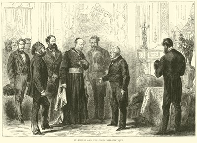 M Thiers和外交军团，1871年3月 作者 英语学校