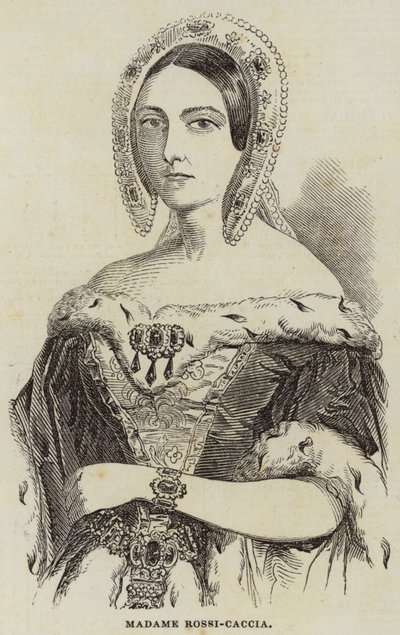 Madame Rossi-Caccia (engraving) 作者 英语学校