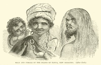Tanna，新赫布里底群岛的男性和女性，在库克之后 作者 英语学校