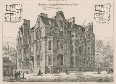 Mansions Lowther Gardens，Queens Gate，Kensington 作者 英语学校