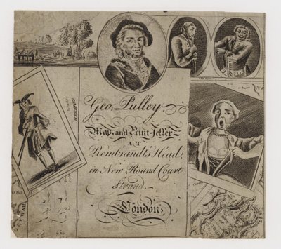 地图和打印机，George Pulley，交易卡 作者 英语学校