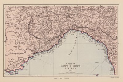 东部和西部里维埃拉地图 作者 英语学校